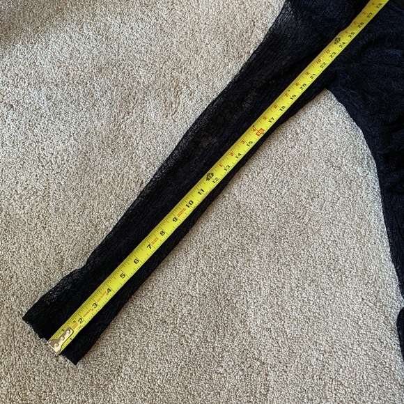 Rotate Birger Christensen Heather Long-Sleeve Lace Ruched Midi Dress - Picture 10 of 11